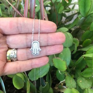 🧿  KHAMSA 🧿 Sterling Silver Adjustable Necklace